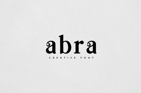 Abra Font: Elegant Display Typeface for Digital Branding