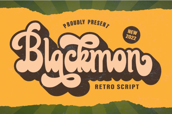 Blackmon: A Retro Script Font That Elevates Your Brand Identity