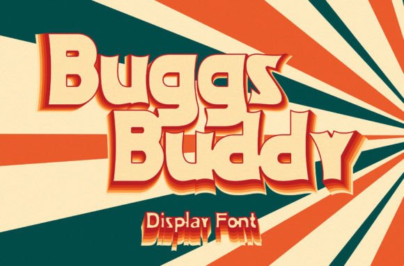 Buggs Buddy Display Font for Retro-Inspired Campaigns