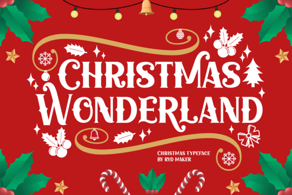 Christmas Wonderland Font for Festive Branding