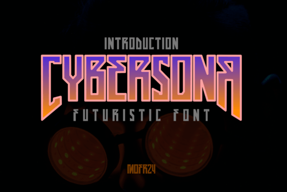 Cybersonr: A Futuristic Display Font for Bold Creative Projects