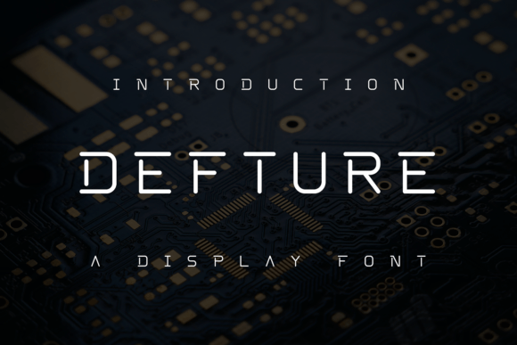 Defture: A Premium Display Font for Modern Web Design