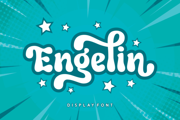 Engelin: A Retro Script Display Font for Timeless Editorial Charm