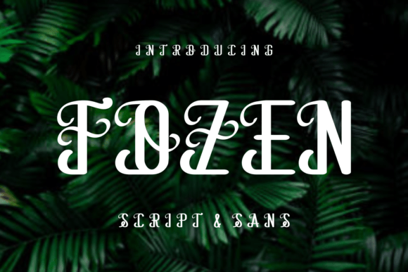 Fozen Display Font for Bold, Memorable Campaigns