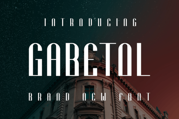 Gabetol Display Font for Bold Brand Identity