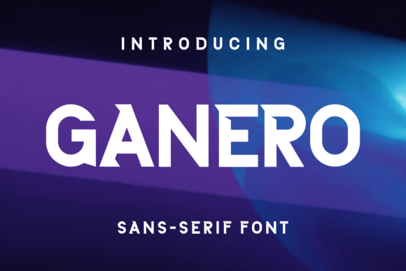 Ganero Display Font for Timeless Brand Identity