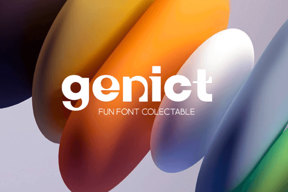 Genict: A Thoughtful Display Font for Editorial Design
