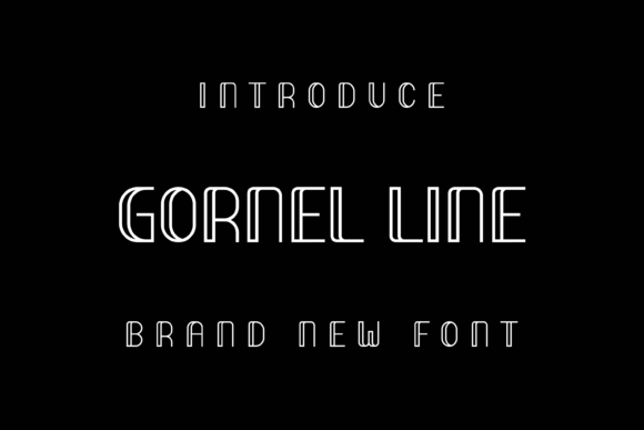 Gornel Line: A Distinctive Display Font for Digital Branding