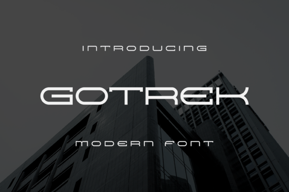 Gotrek Display Font for Small Business Branding