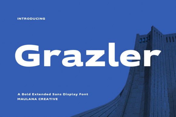 Grazler Display Font for Handmade Creators