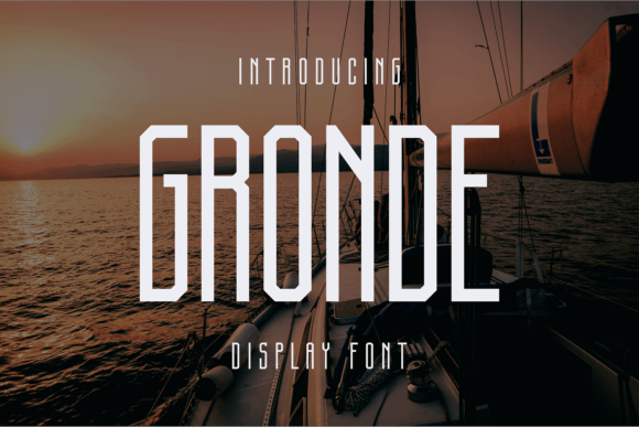 Gronde Display Font for Polished Branding