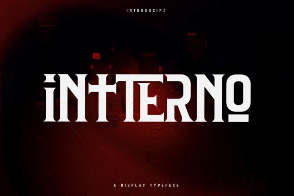 Intterno Display Font for Dramatic Digital Branding