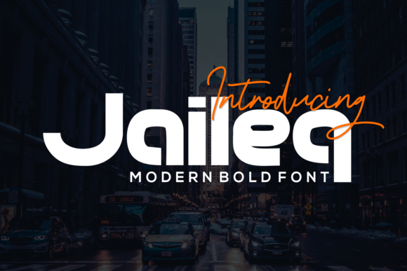 Jaileq: A Bold Display Font for Modern Web Design