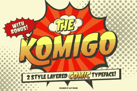 Komigo Display Font for Bold Brand Identity Projects