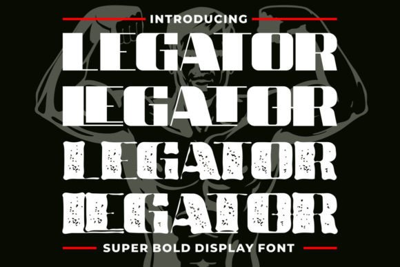 Legator: A Bold Display Font for Editorial Design