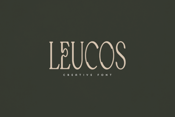 Leucos: An Elegant Display Font for Editorial Design