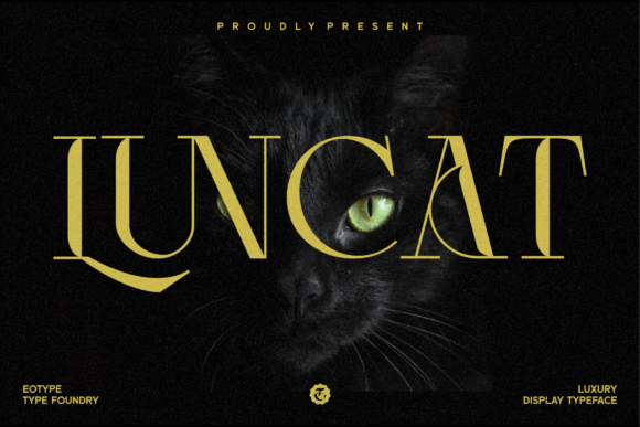 Luncat: A Fancy Modern Serif Font for Handmade Creators