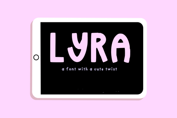 Lyra Font: A Playful Display Typeface for Handmade Brands
