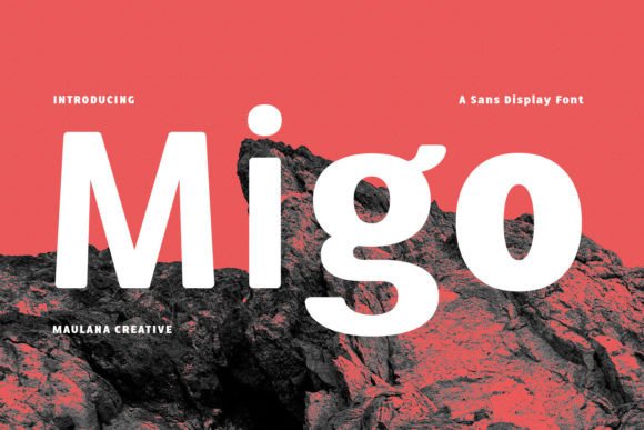 Migo: A Modern Sans Display Font for Small Business Branding