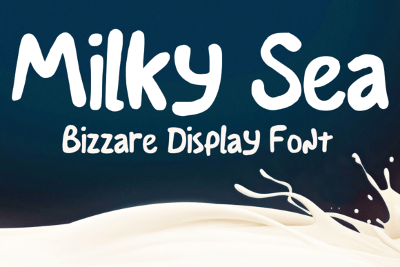 Milky Sea Display Font for Playful, Scroll-Stopping Brand Content