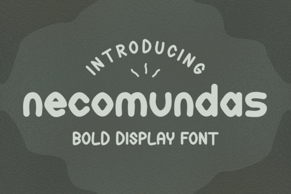 Necomundas: A Standout Display Font for Bold Brand Visuals