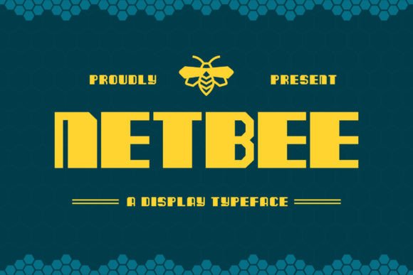 Netbee Display Font for Polished Brand Visuals