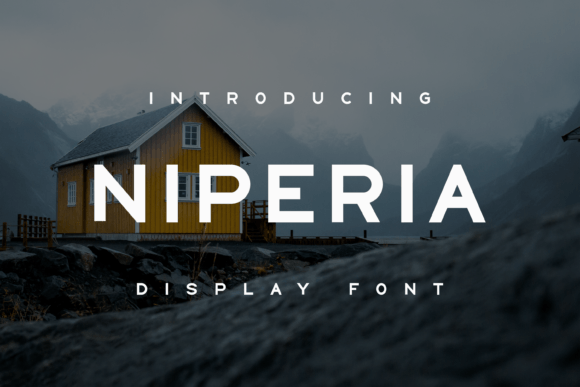 Niperia: A Cool and Unique Display Font for Editorial Design
