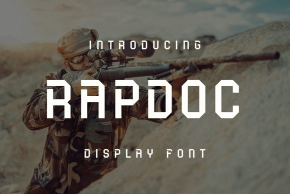 Rapdoc Display Font for Small Business Branding
