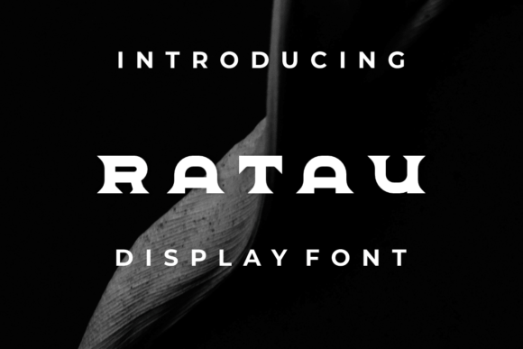 Ratau Display Font for Modern Branding
