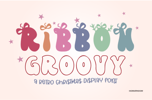 Ribbon Groovy Display Font for Playful Brand Identity