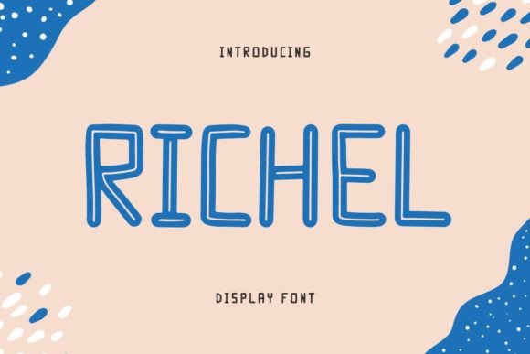 Richel Display Font for Handmade Creators
