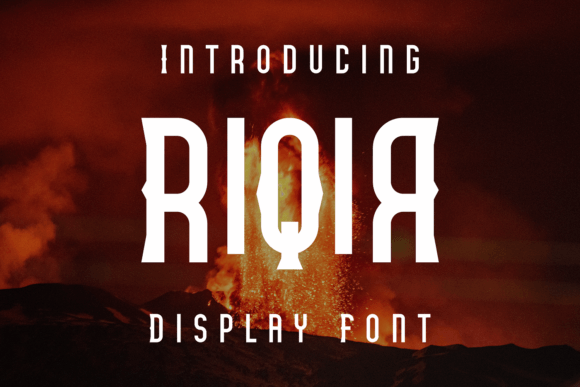 Riqir Display Font for Editorial Design and Brand Identity
