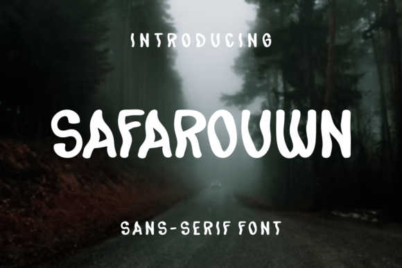Safarouwn Display Font for Scroll-Stopping Visuals