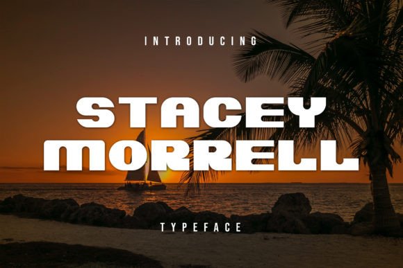 Stacey Morrell Display Font for Bold Handmade Branding