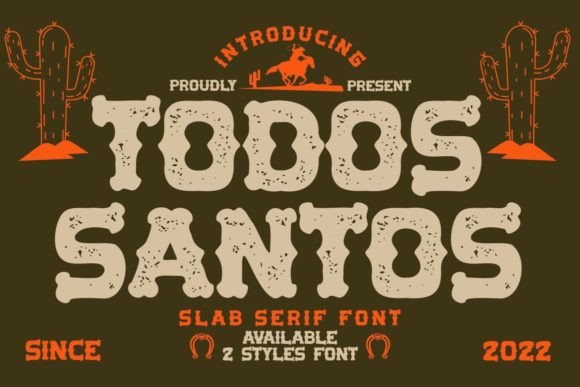 Todos Santos Display Font for Thoughtful Editorial Design