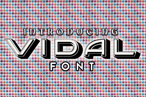 Vidal Display Font for Daring Typography